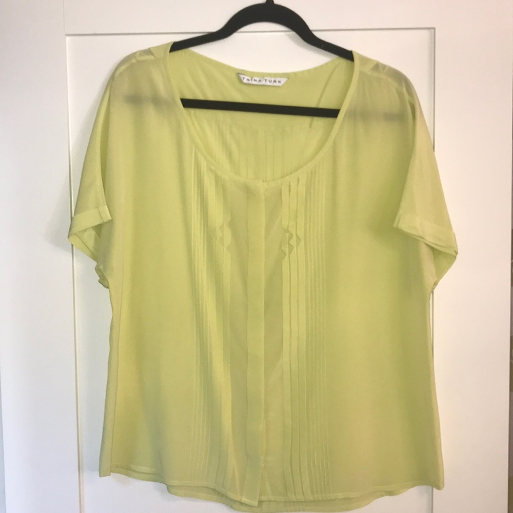 Trina Turk 100% silk blouse
